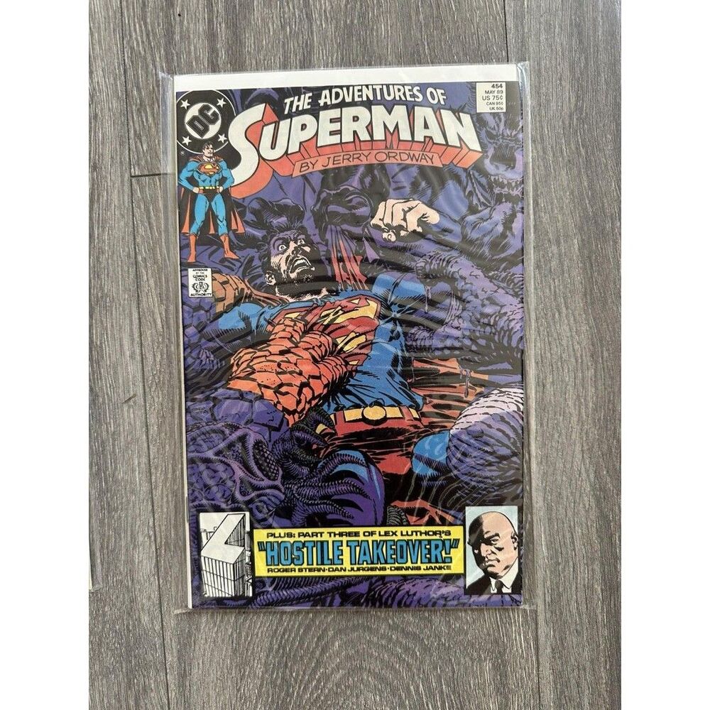 DC Adventures Of Superman #454 Single Issue Comic 1989 Color First Printing